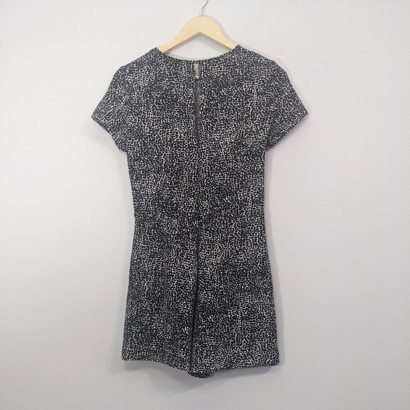 Zara Animal Print Pattern Short Sleeve Loose Fit Round Neck Romper | Small - Picture 6 of 9